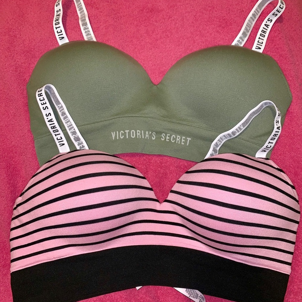 Victoria’s Secret Wireless Push-up Bras Large